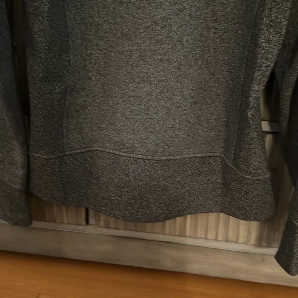 Lululemon Zippered Hoodie Sweatshirt grey size 8